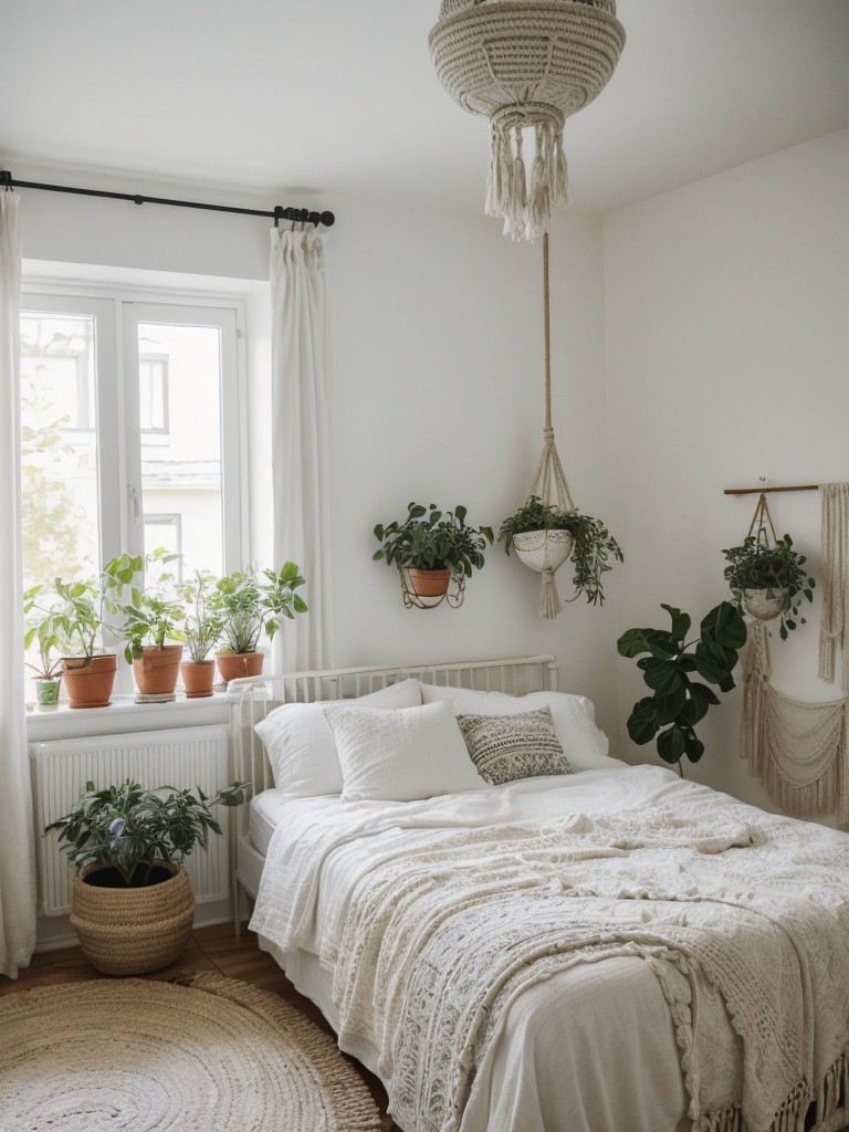 Minimalist Scandinavian White Bedroom: A Haven of Serenity!