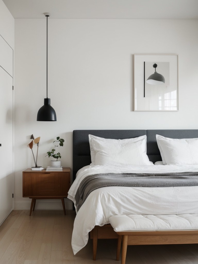 Minimalist Scandinavian Bedroom - Serene White Haven