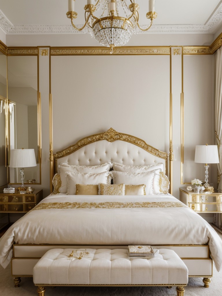 Glamorous Vintage Charm: Apartment Bedroom Inspiration