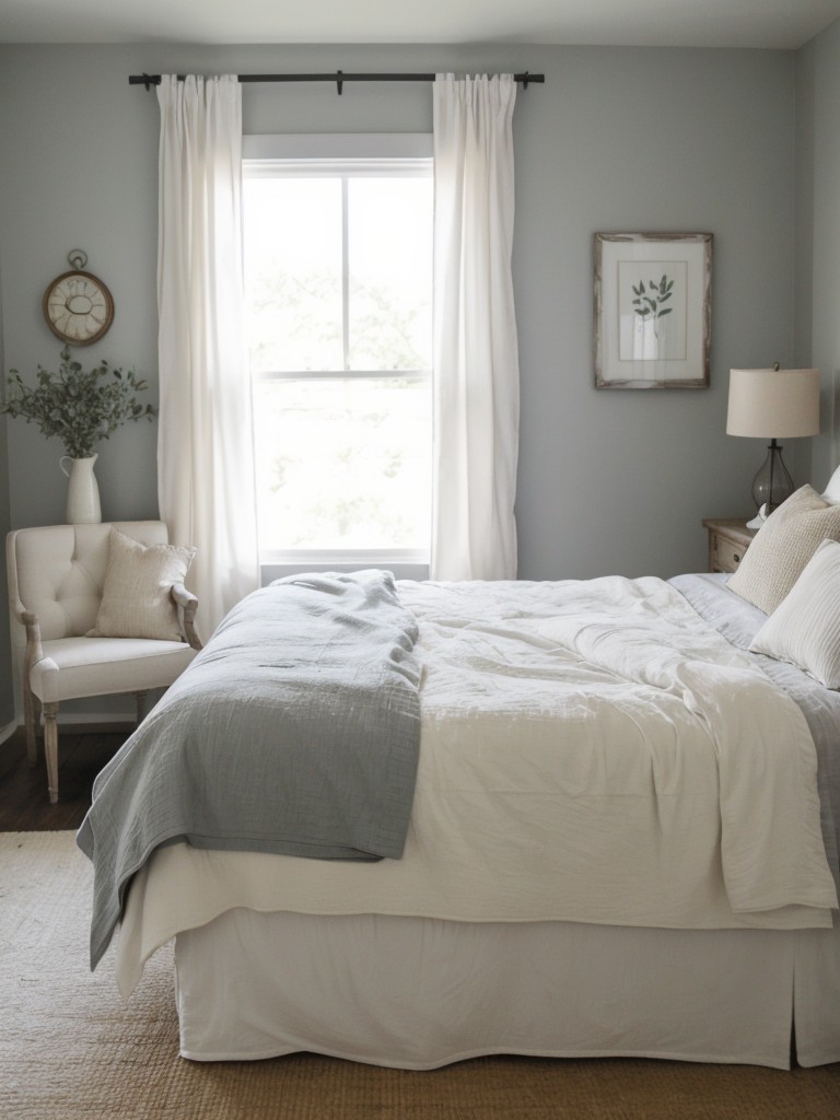 Rustic White Bedroom Decor: Farmhouse-Inspired Tranquility