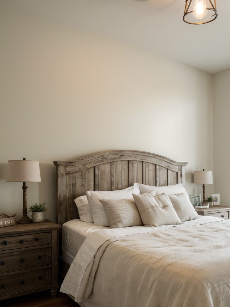 Rustic-Chic Bedroom: Farmhouse-Inspired White Decor