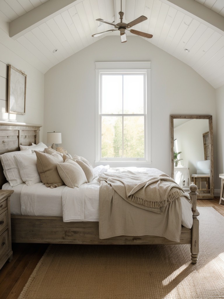 Rustic Chic: Brighten and Expand Your Apartment with Farmhouse White Bedroom Decor