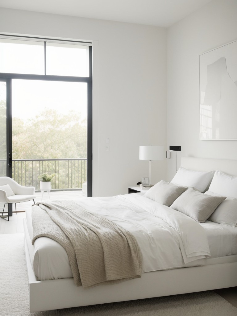 Minimalist Bedroom Inspiration: Contemporary All-White Apartment