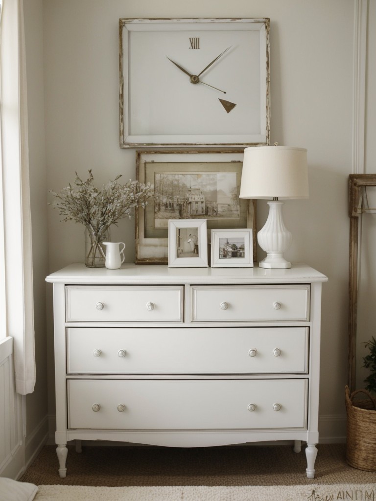 Vintage-Inspired All-White Bedroom: Clean, Serene, and Nostalgic Vibes!