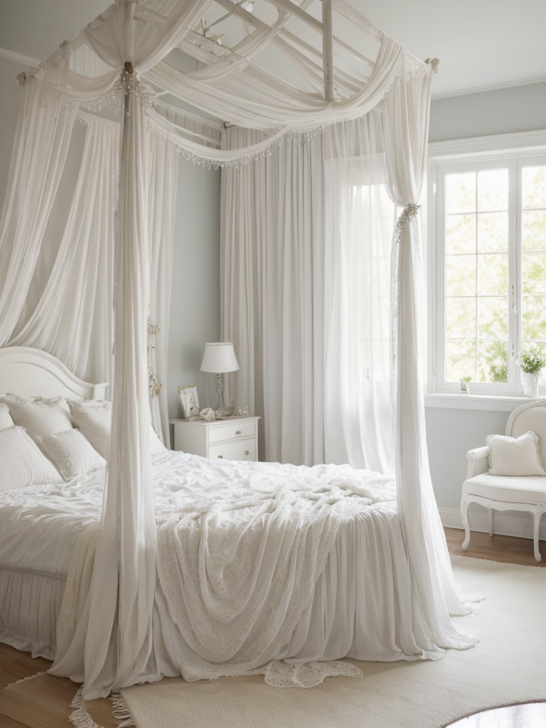 Whimsical White Bedroom: Create a Fairy Tale Aura