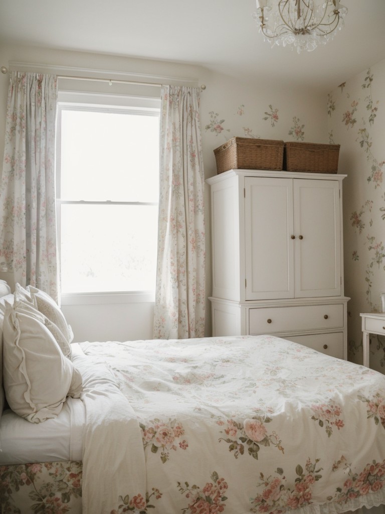 Fairy-Tale White Bedroom: Cozy Cottage Vibes & Vintage Flair!