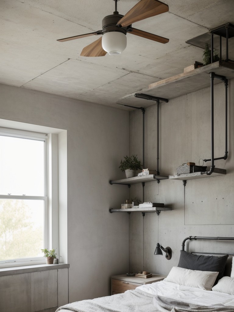 Industrial Chic: Transform Your Bedroom with Raw Materials and Edgy Style!