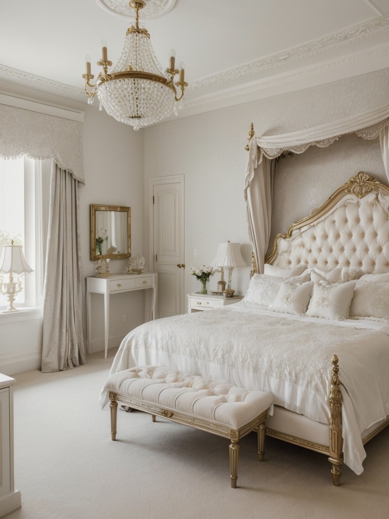 Enchanting Fairy Tale Bedroom: Whimsical White Inspo