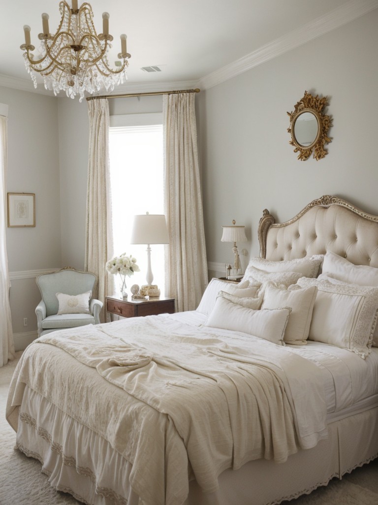 Enchanting Apartment Vibes: Whimsical White Bedroom Magic!