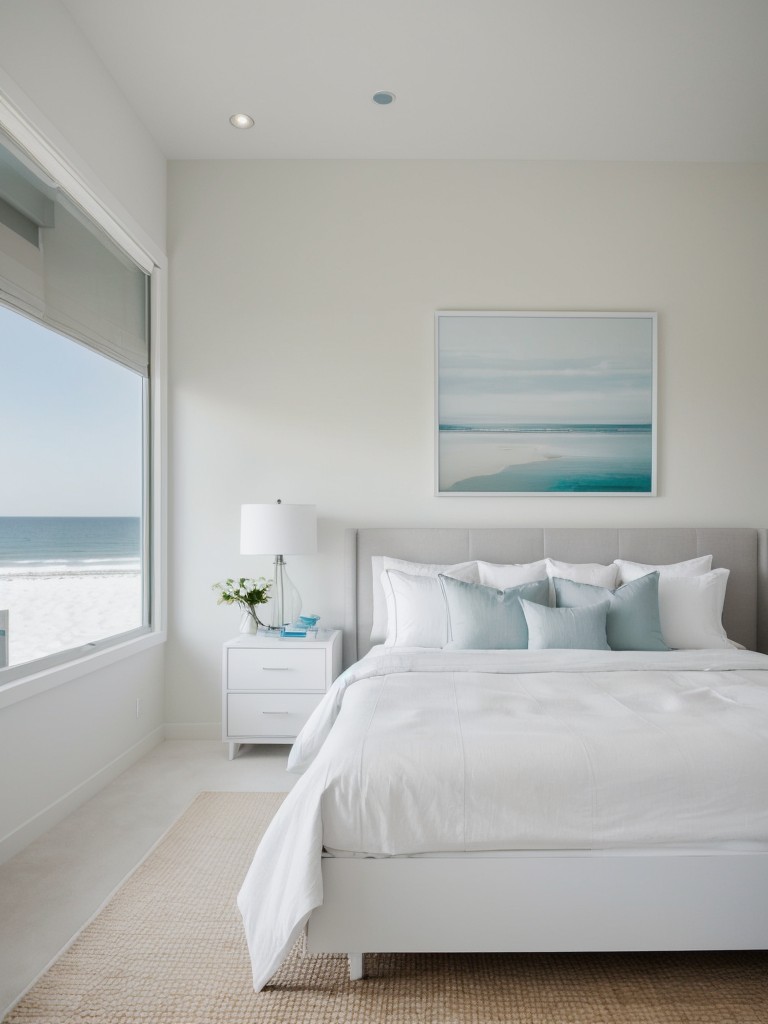 Coastal-Inspired White Bedroom: Simplicity Meets Serenity