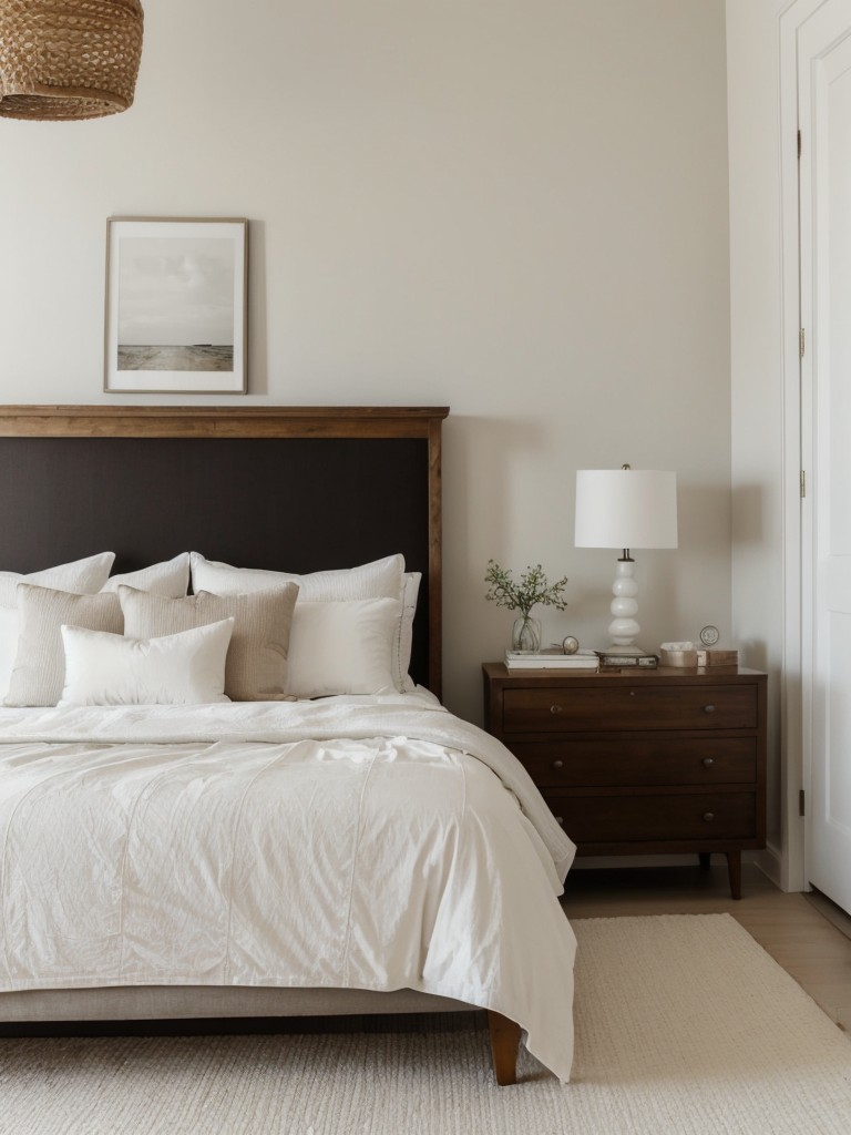 Minimalist White Bedroom: Embrace Vintage Charm in Your Apartment!