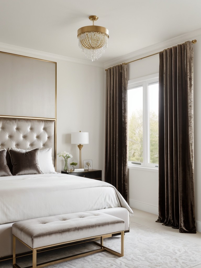 Velvet Vibes: Luxe Apartment Bedroom Decor