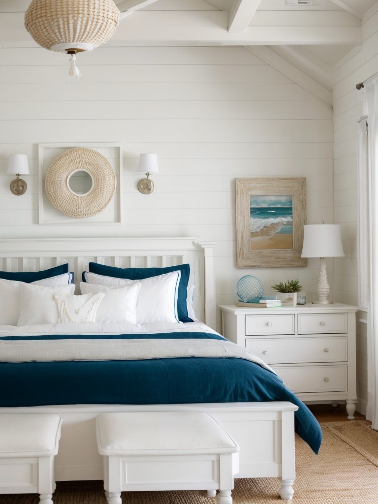 Coastal Chic: White Bedroom Ideas for a Relaxing Beach Retreat.