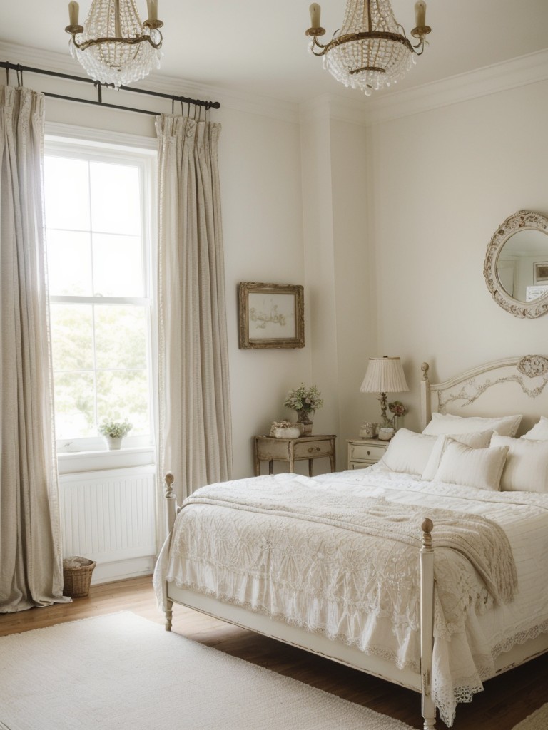 Vintage Chic: Create a Dreamy Apartment with White Bedroom Decor