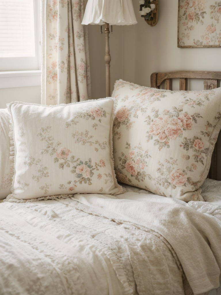 Cozy Shabby Chic Bedroom: Vintage Vibes with Soft Layers