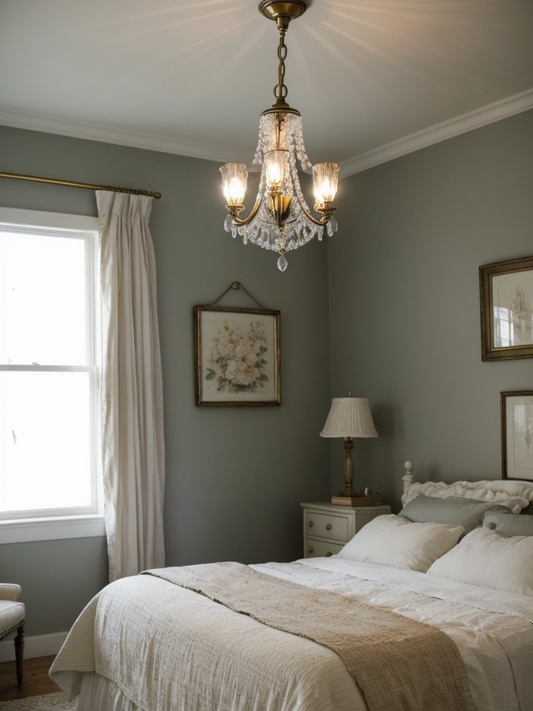 Shabby Chic Vibes: Vintage-Inspired White Bedroom Décor