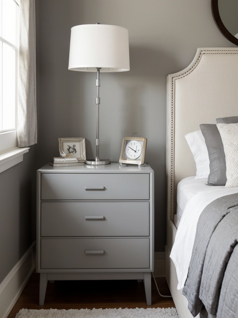 Timeless White and Grey Bedroom Inspiration with Vintage Flair