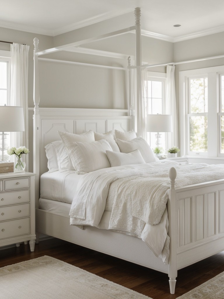 Elevate your apartment with white canopy bedroom ideas!