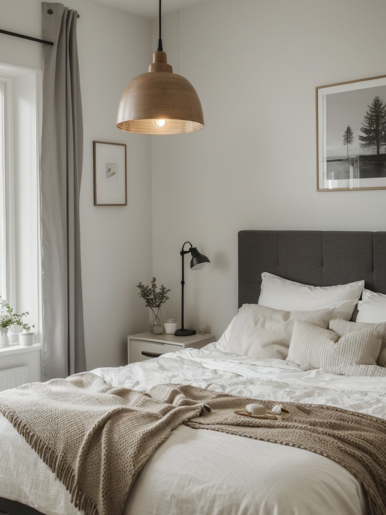 Cozy Scandinavian bedroom vibes: Hygge-ify your apartment with soft lighting