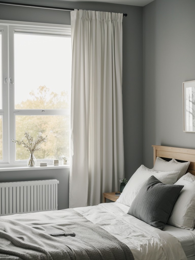 Sleep in Style: Create a Scandinavian-Inspired Apartment with Blackout Curtains!