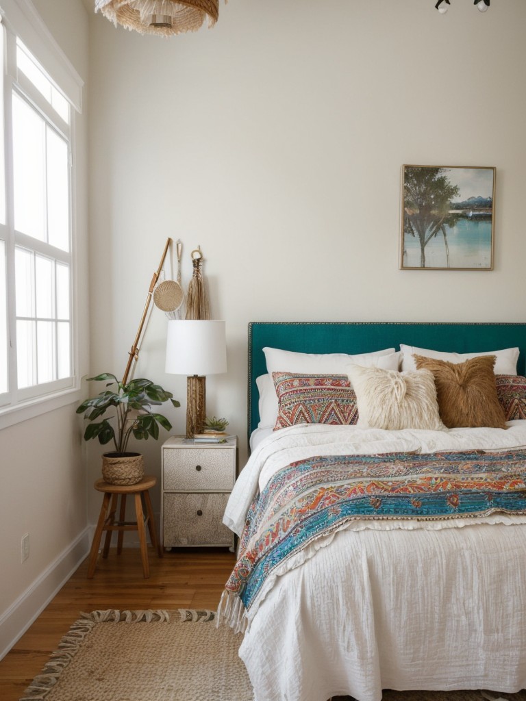 Eclectic Chic: Boho-Inspired Apartment Bedroom Decor Ideas!