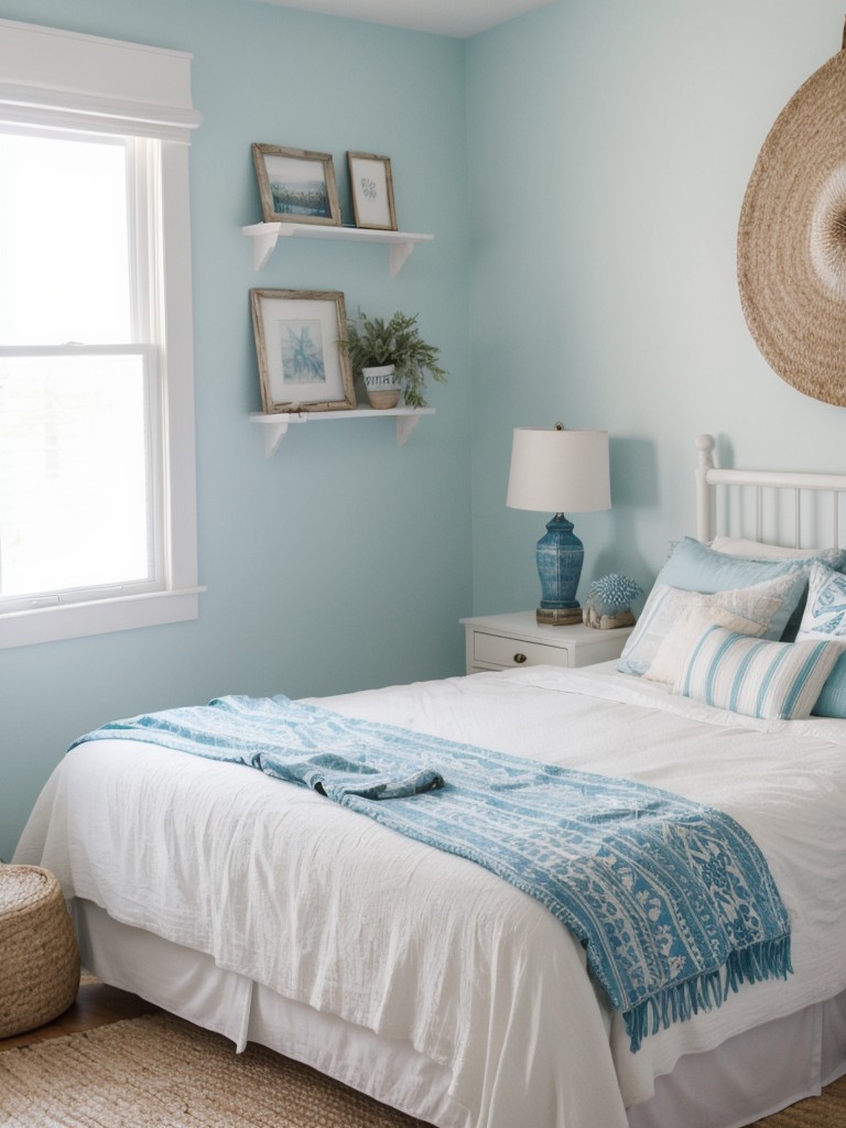 Coastal-inspired Boho Decor for your Apartment: Nautical Vibes and Serene Whites