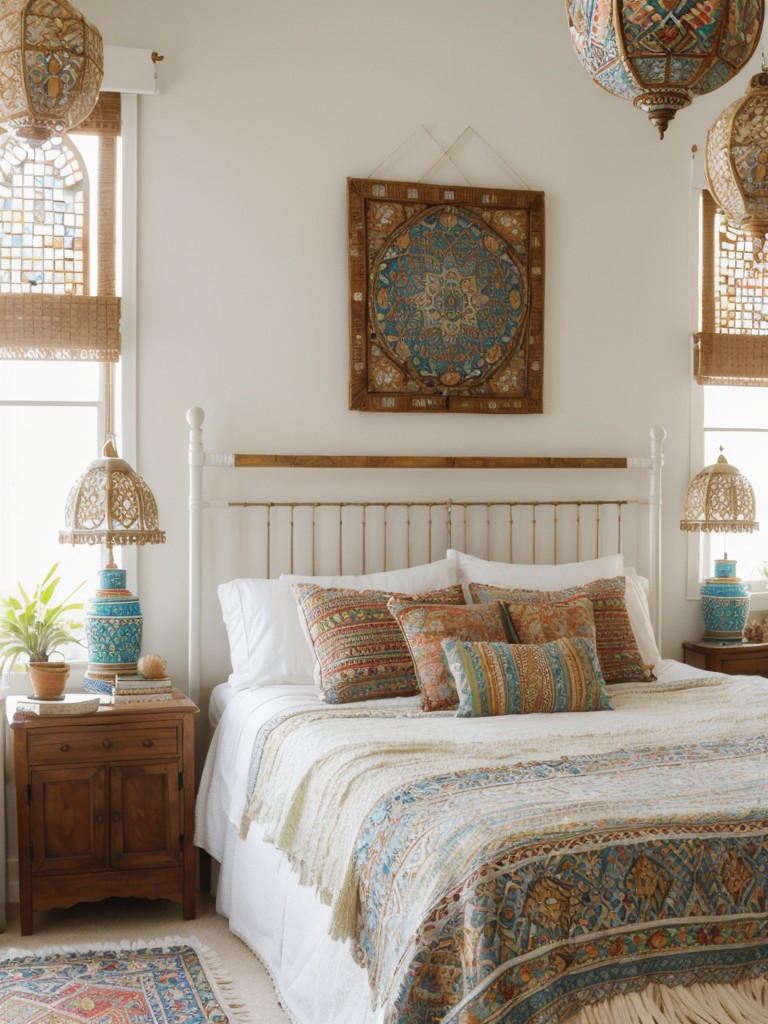 Create an Eclectic White Bedroom Oasis with Boho Vibes