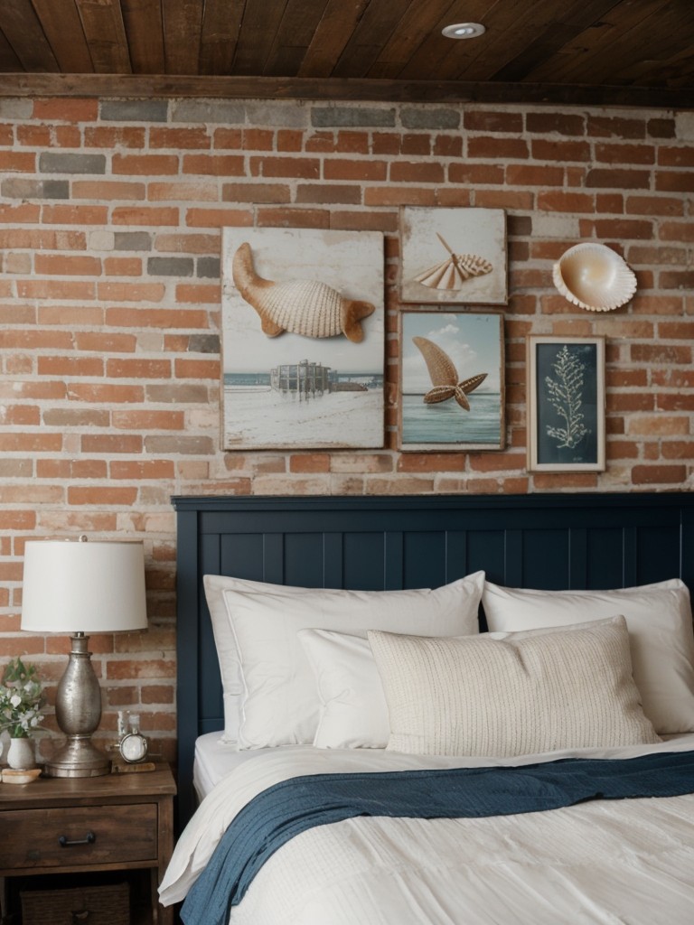 Rustic Industrial Vibes: Inspiring White Brick Wall Bedroom