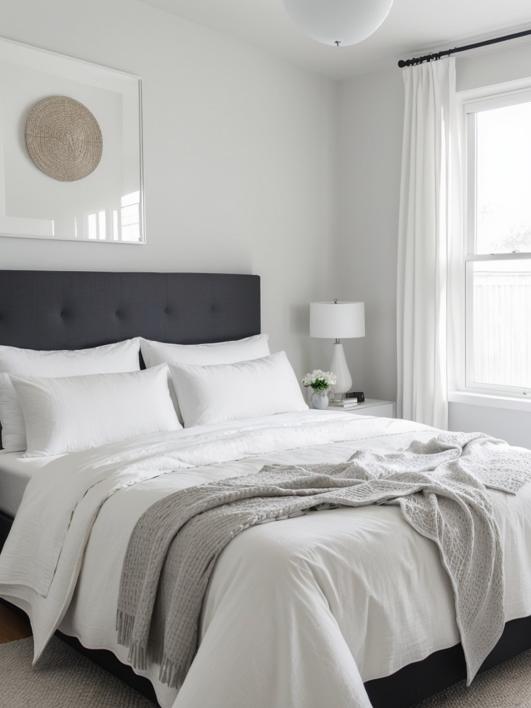 Chic Monochromatic Apartment: Create a Sleek and Cozy White Bedroom