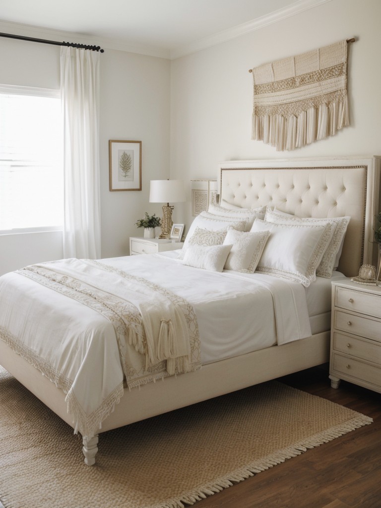 Moroccan-Inspired Bedroom Decor: Exotic Elegance in White!