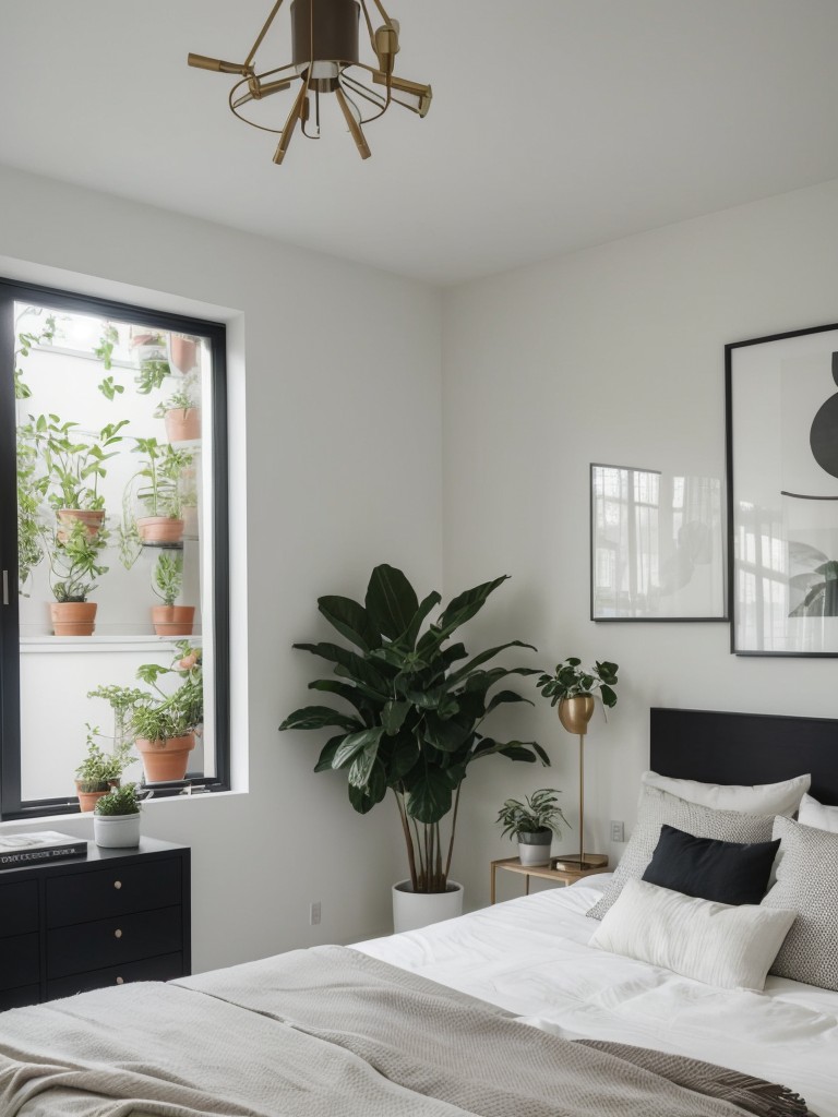 Freshen up your apartment with trendy indoor plants in stylish planters