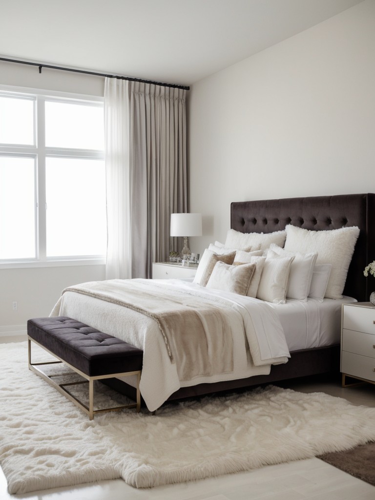 Luxurious White Bedroom: Textures, Materials & Style