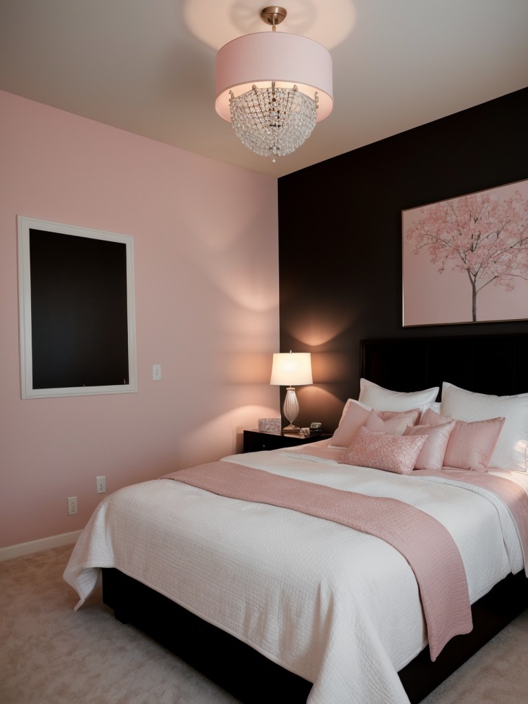 Bold and Delicate: White and Pink Bedroom Inspiration