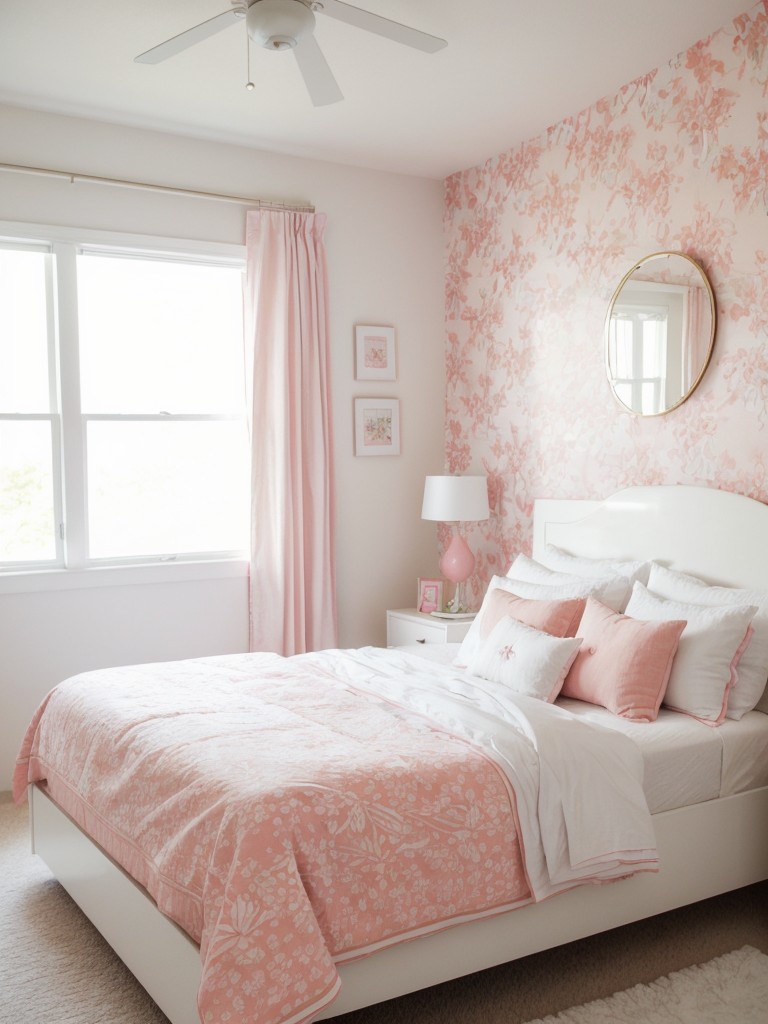 Whimsical White & Pink Bedroom Ideas for a Feminine Touch