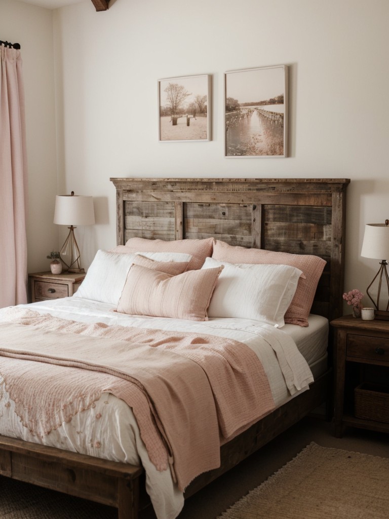 Feminine Rustic Bedroom: Cozy & Delicate with Vintage Touches