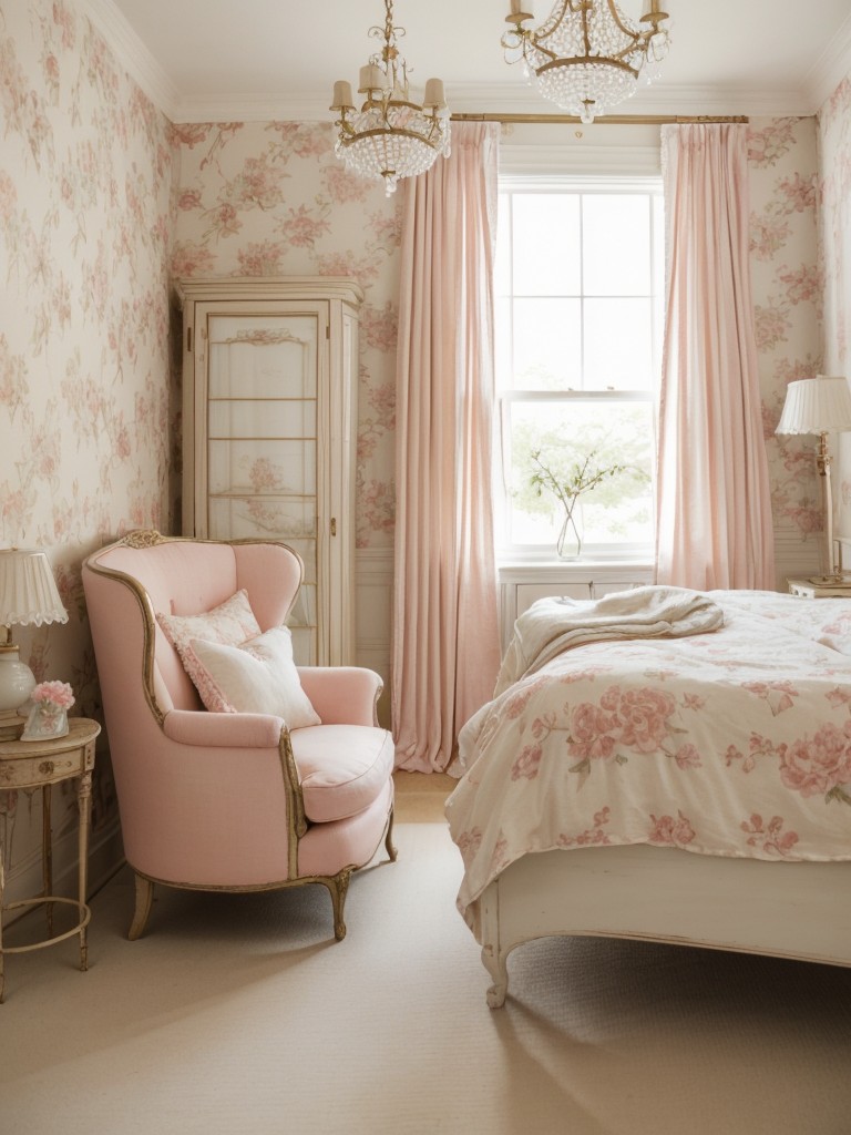 Vintage-inspired Pink and White Bedroom Ideas for a Feminine Look