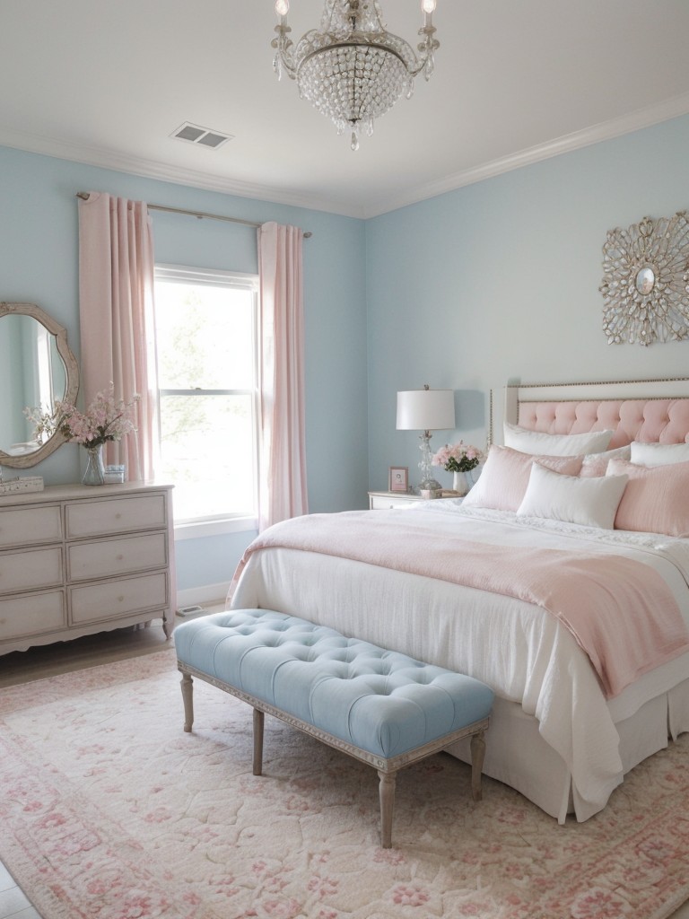 Tranquil White & Pink Bedroom Inspo for a Feminine Oasis