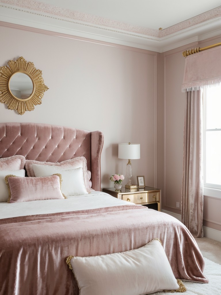 Feminine and Delicate Bedroom Inspiration: White and Pink Apartment Upgrade