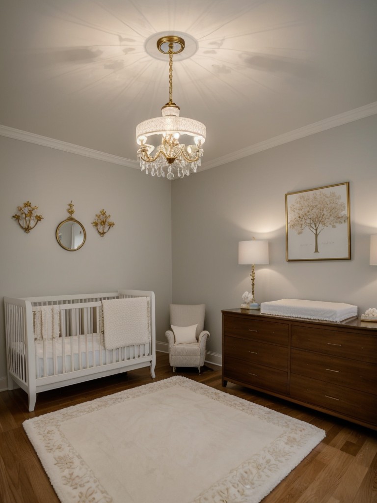 Luxurious Apartment Nursery: Create a Tranquil Oasis with Stylish Lighting