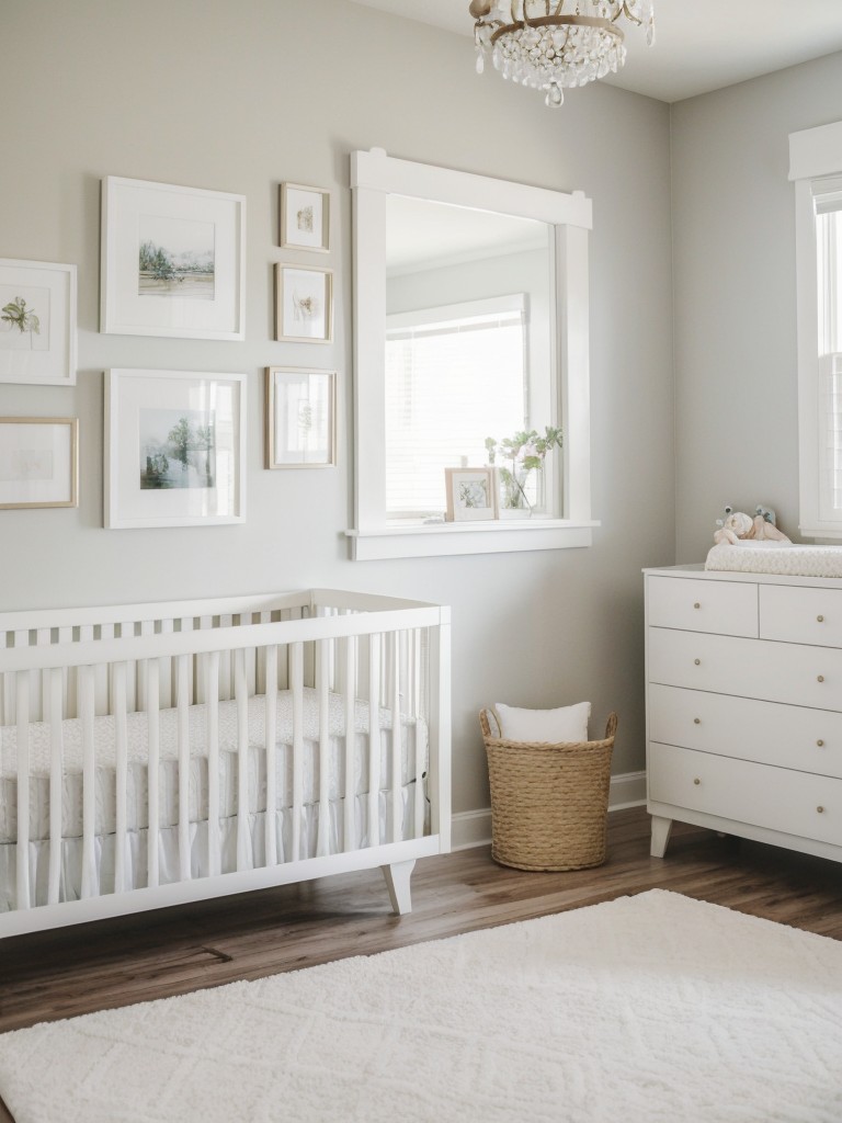 Tranquil & Stylish Nursery: Inspiring White Apartment Ideas