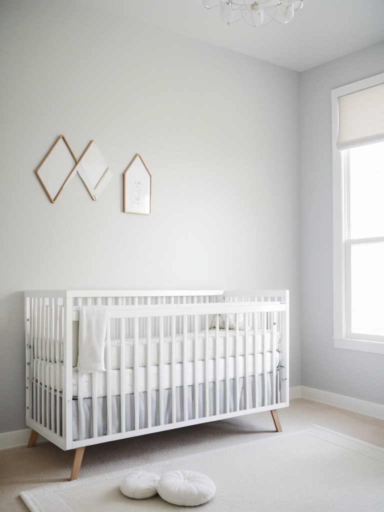 Modern Oasis: Tranquil White Nursery Ideas for Baby-Friendly Apartments