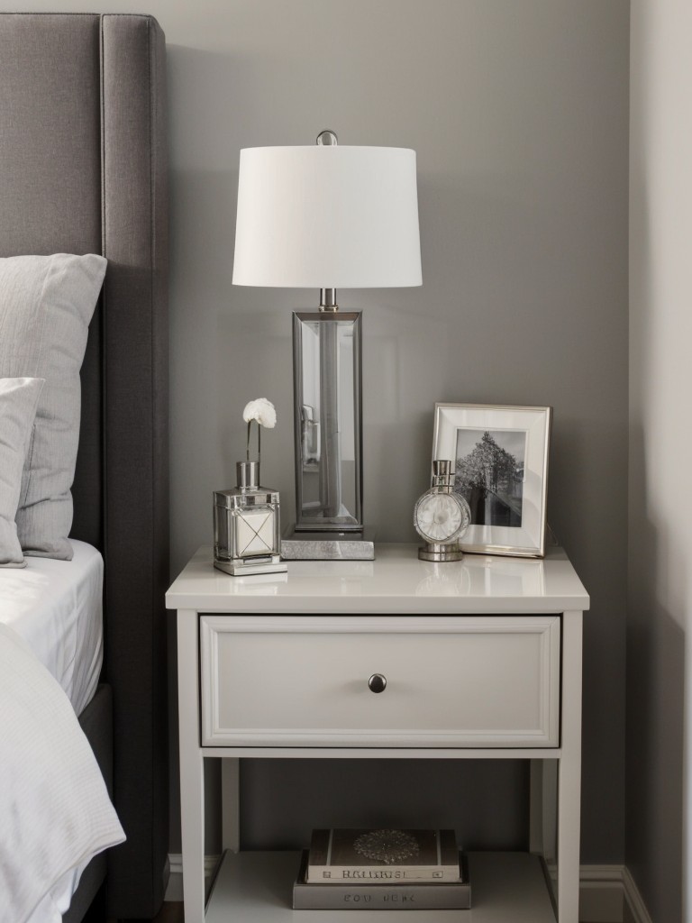 Chic Apartment Bedroom: Stylish & Practical Nightstand Ideas