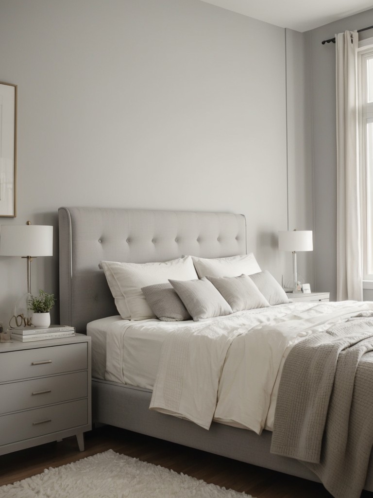 Minimalist Gray Bedroom: Embrace Simplicity and Elegance