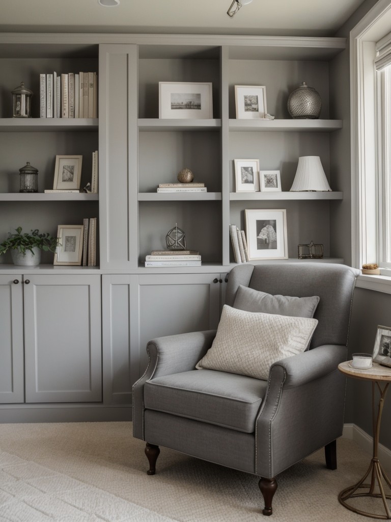 Cozy Gray Bedroom: Get Inspired with a Stylish Reading Nook