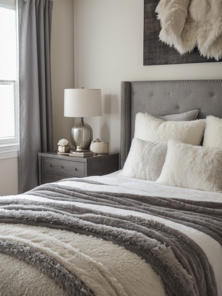 Chic Gray Bedroom Decor: Cozy & Luxurious Apartment Vibes