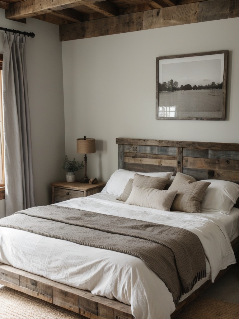 Rustic Apartment Vibes: Embrace Gray Bedroom Decor