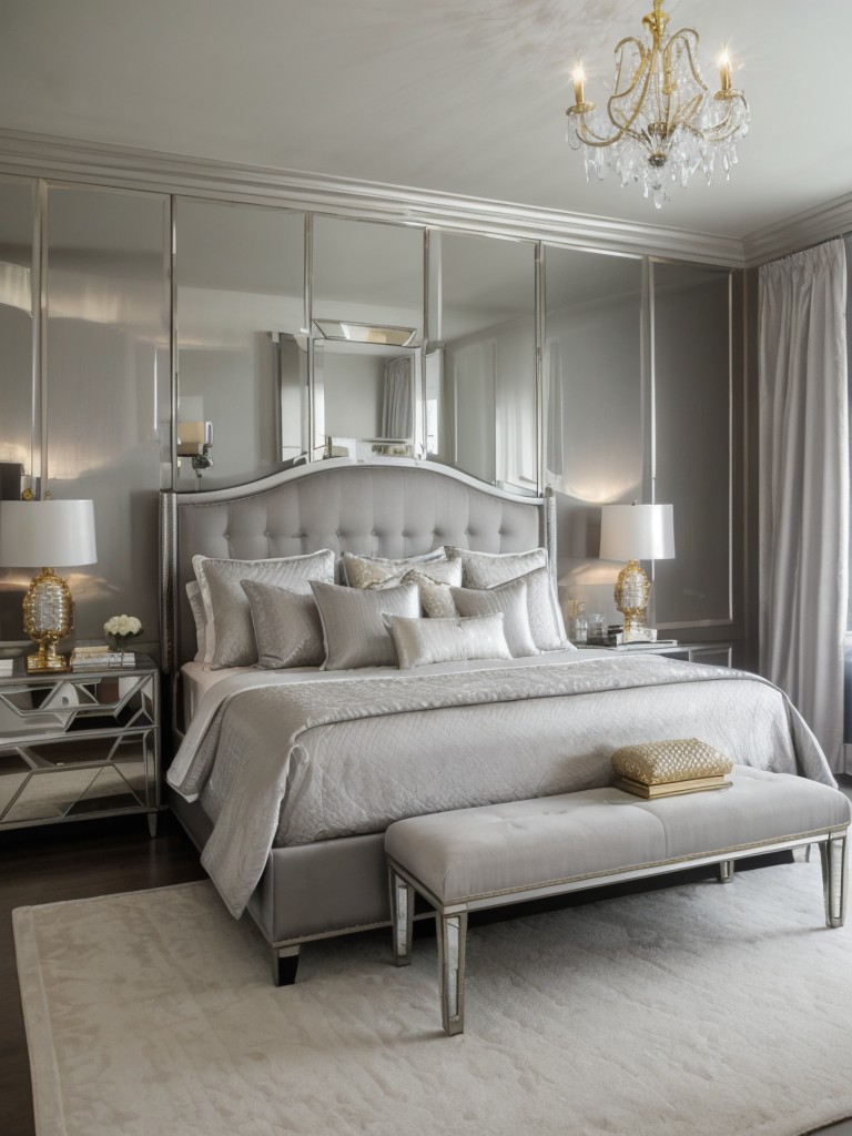 Sophisticated Metallic Bedroom Decor: Elevate your space with gold accents