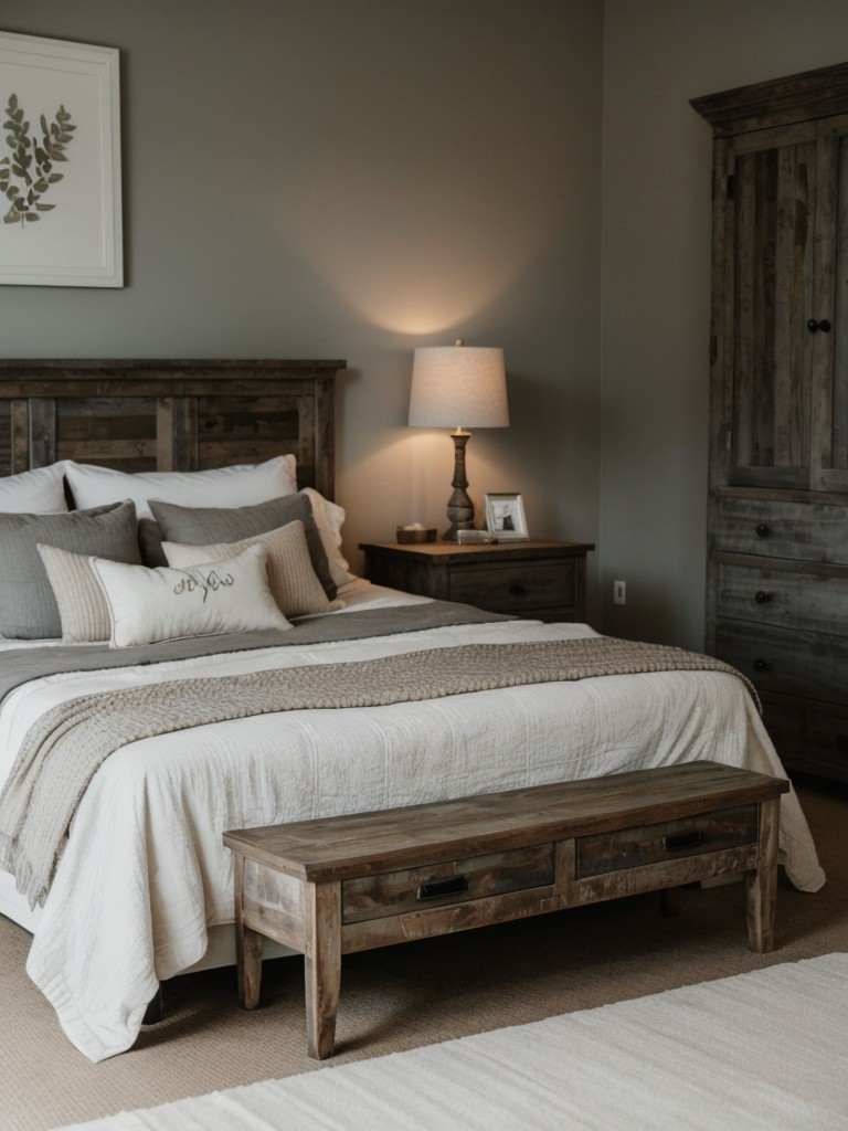 Rustic Bedroom Inspiration: Embrace Natural Wood for Serene Vibes.