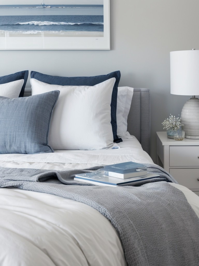 Coastal Chic: Transform Your Bedroom with Gray and Blue