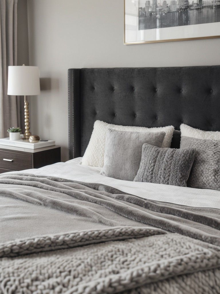 Cozy and Chic: Elevate Your Apartment with a Gray Bedroom Haven